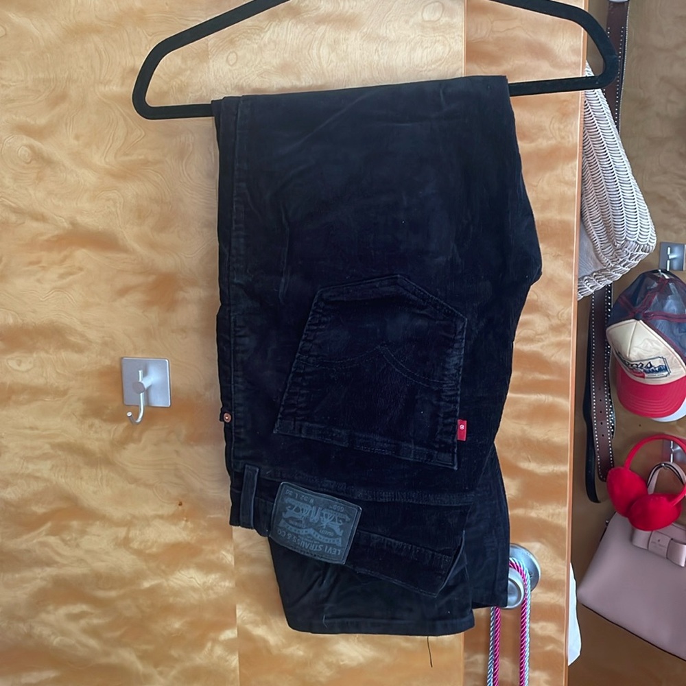 Black Corduroy Levi’s Jeans